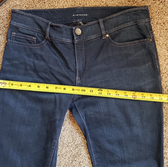 Elie Tahari Jeans Classic Flare Long - Picture 6 of 10